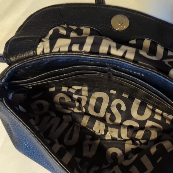Marc by Marc Jacobs Crossbody or Clutch Black Leather Bag - Picture 6 of 9